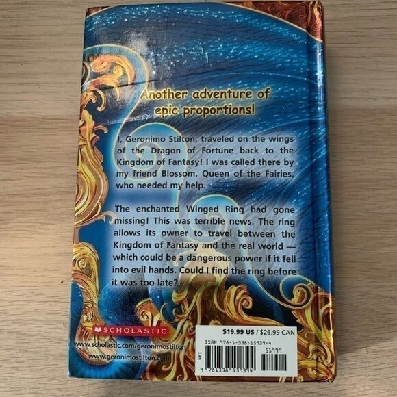 Geronimo Stilton The Dragon of Fortune Hardcover Book - Picture 2 of 3